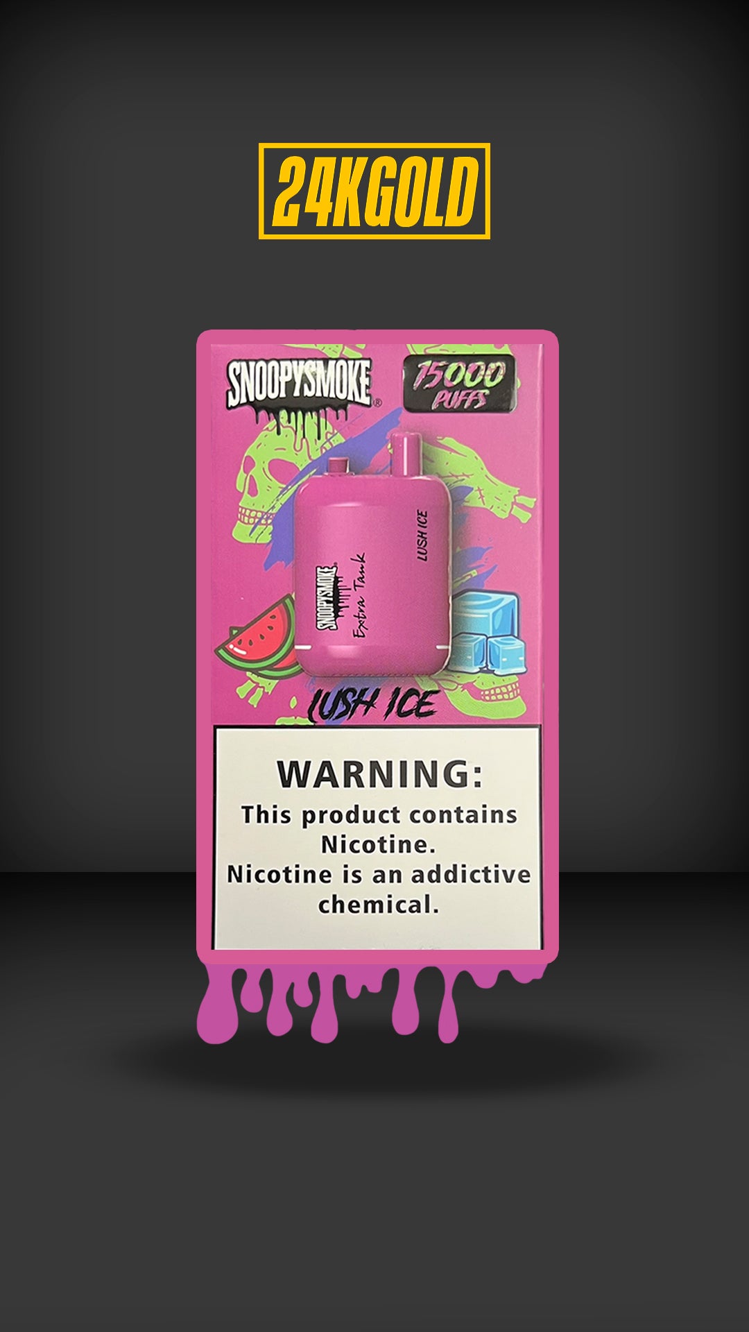 SNOOPYSMOKE Extra Tank - Nicotina - 15,000 Puffs