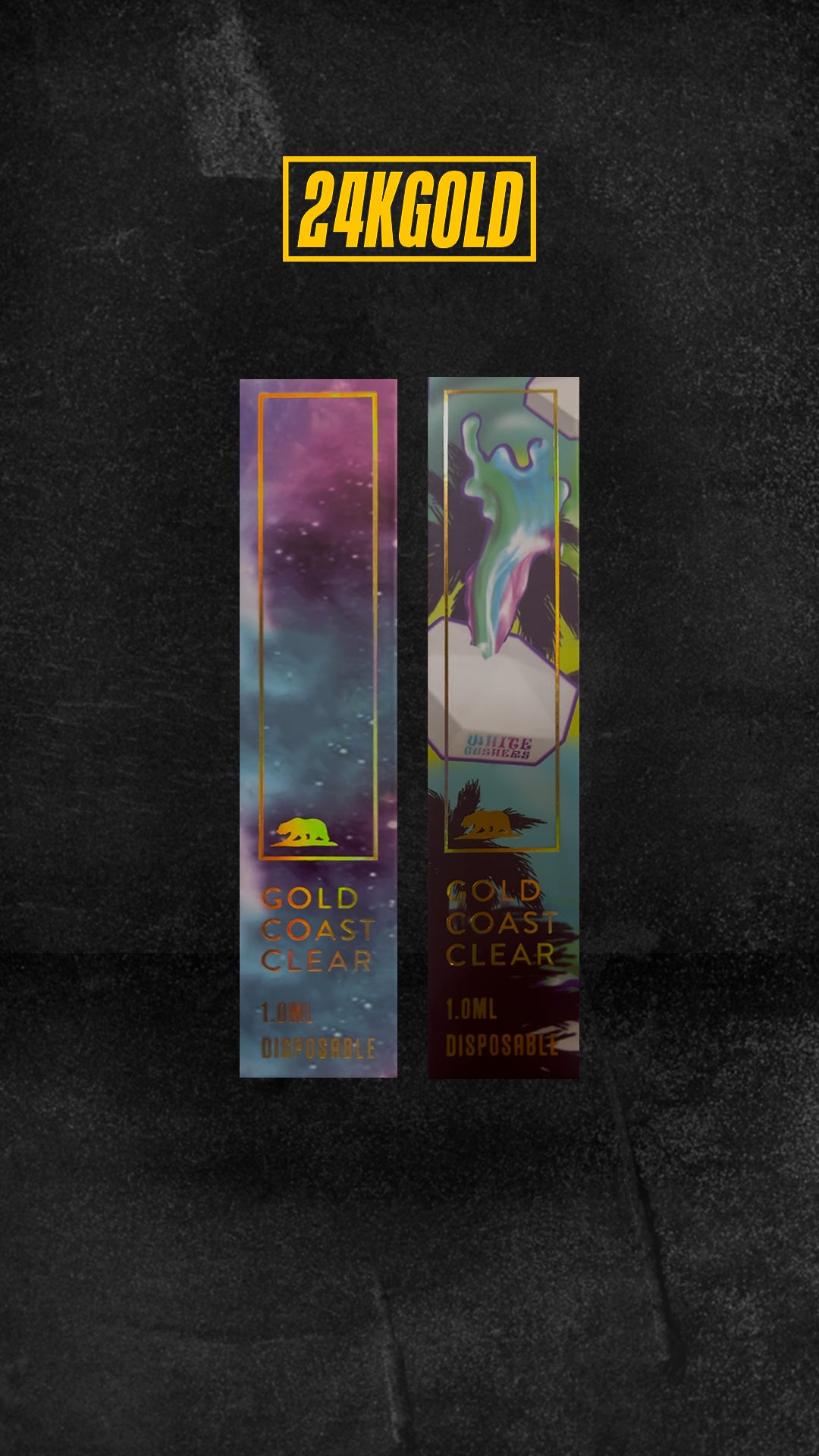 Desechables Gold Coast Clear – 1.0ml Disposable