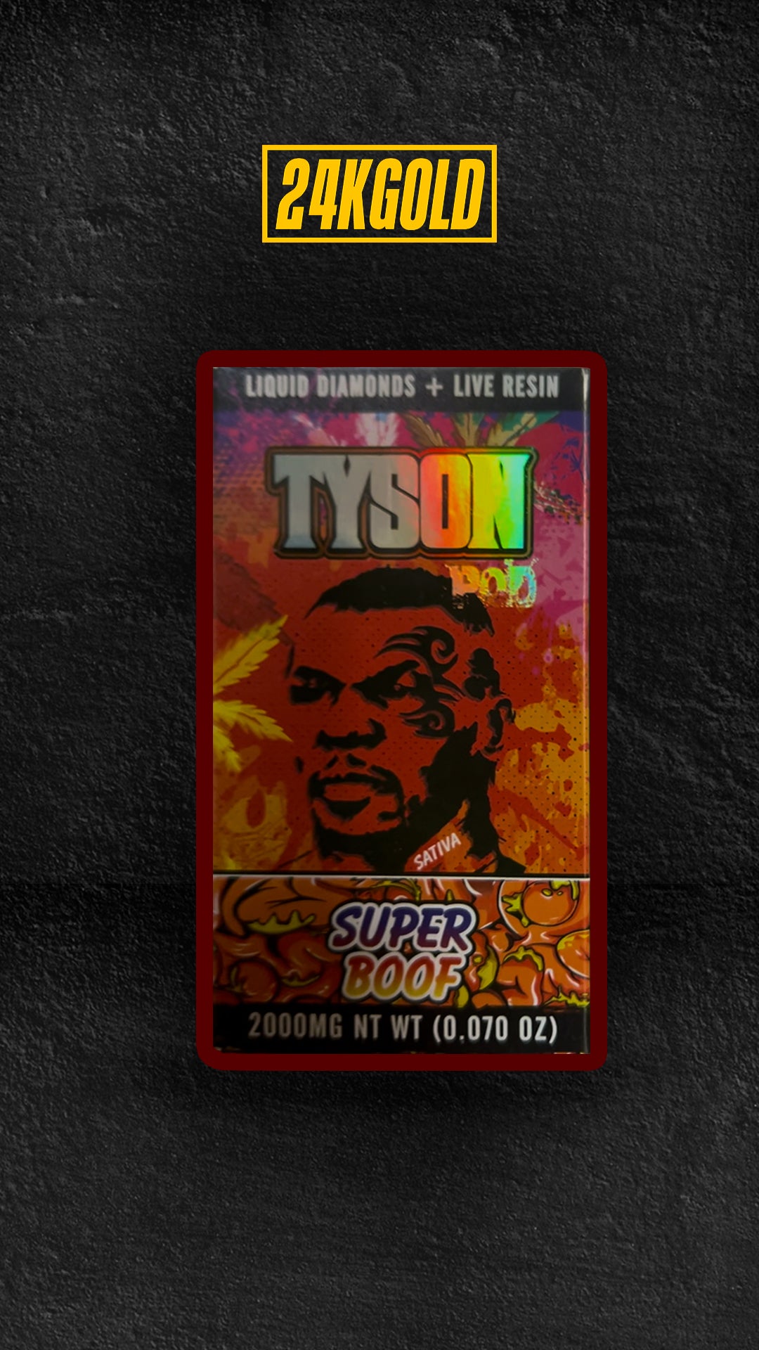 Desechables Tyson Liquid Diamonds + Live Resin - 2000mg (0.070 oz)