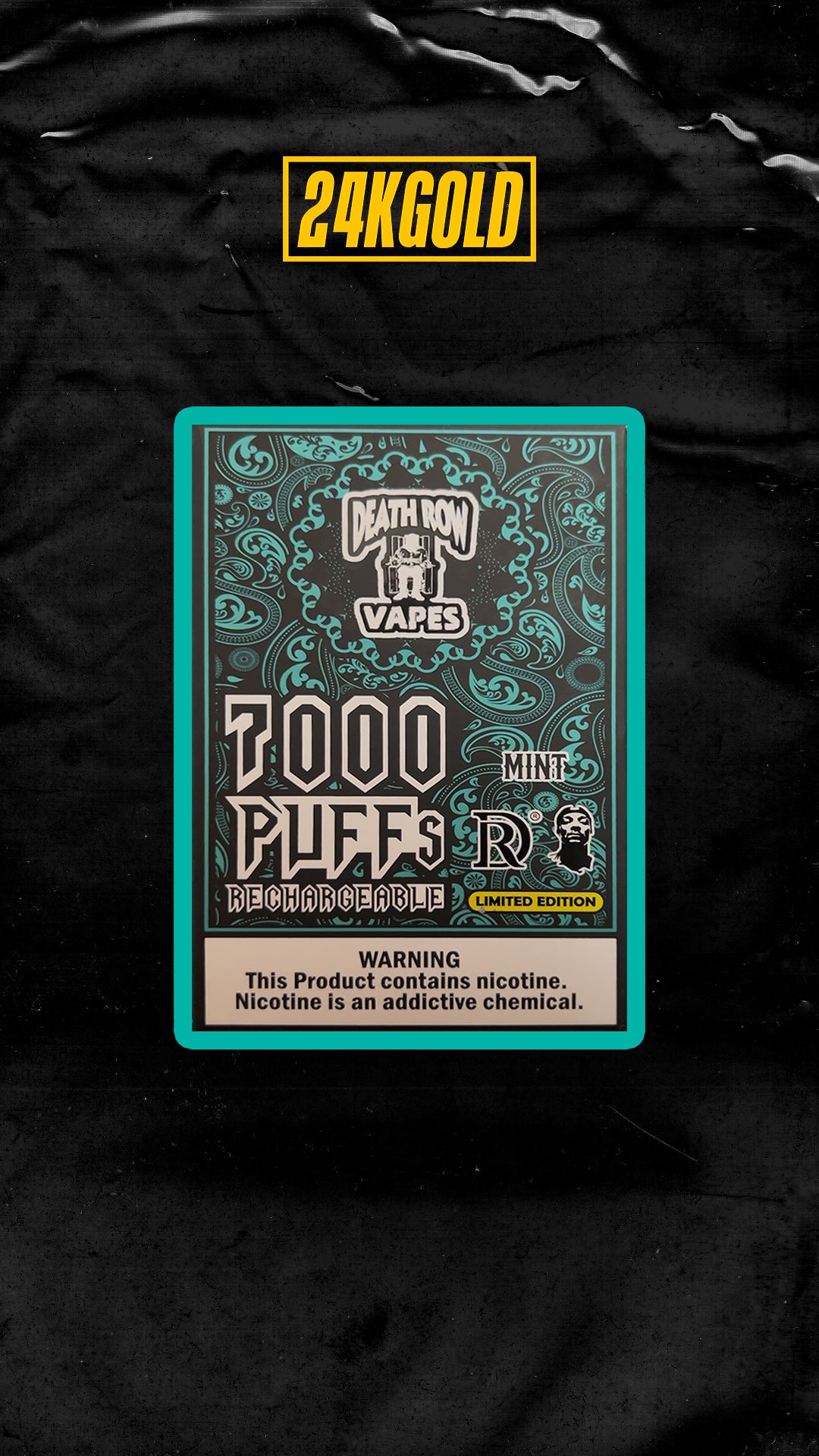 Death Row Vapes - Nicotina - Edición Limitada 7000 Puffs