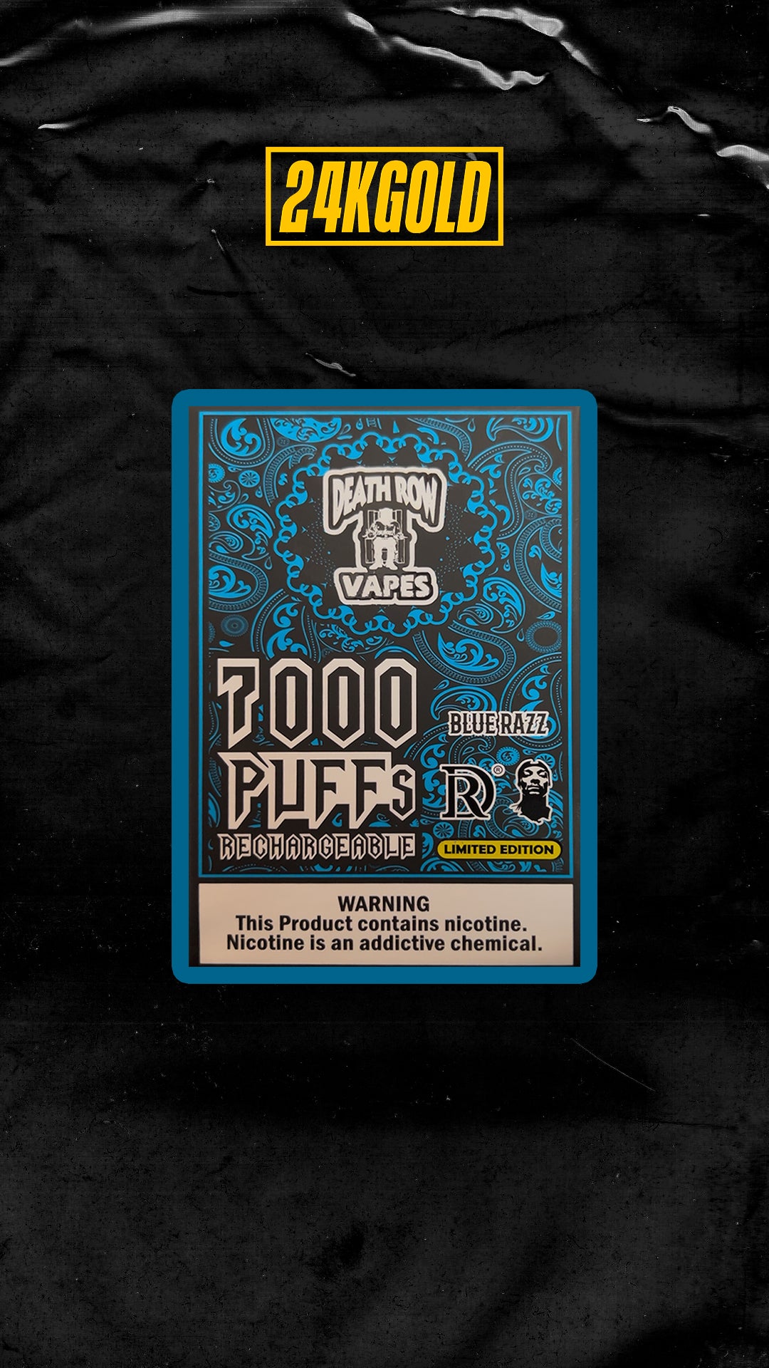 Death Row Vapes - Nicotina - Edición Limitada 7000 Puffs