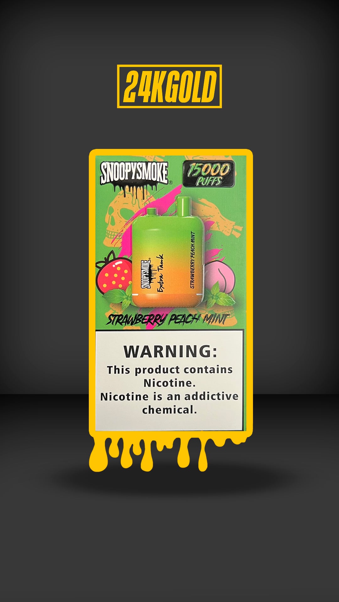 SNOOPYSMOKE Extra Tank - Nicotina - 15,000 Puffs