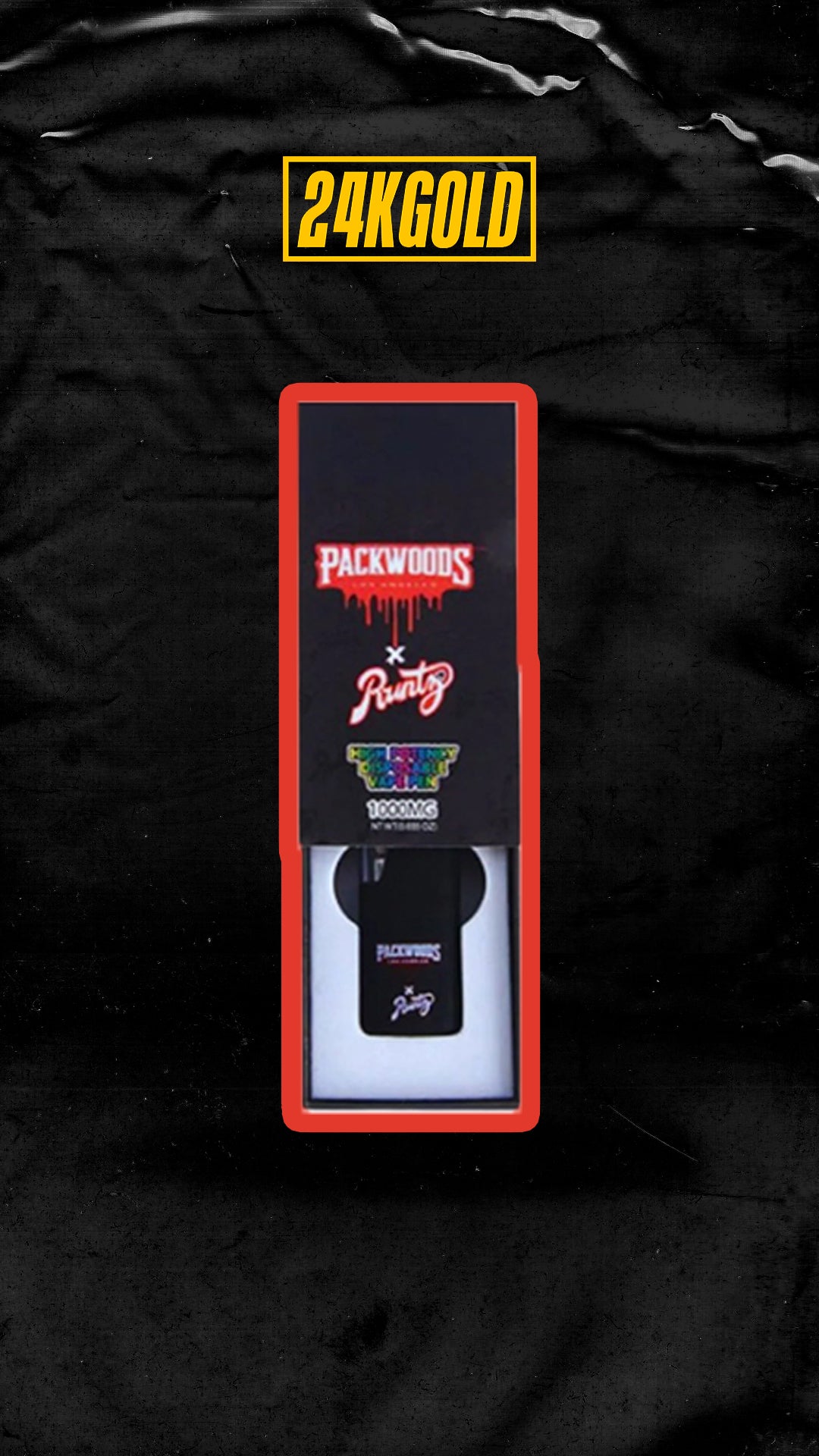 Desechables Packwoods x Runtz – 1000mg