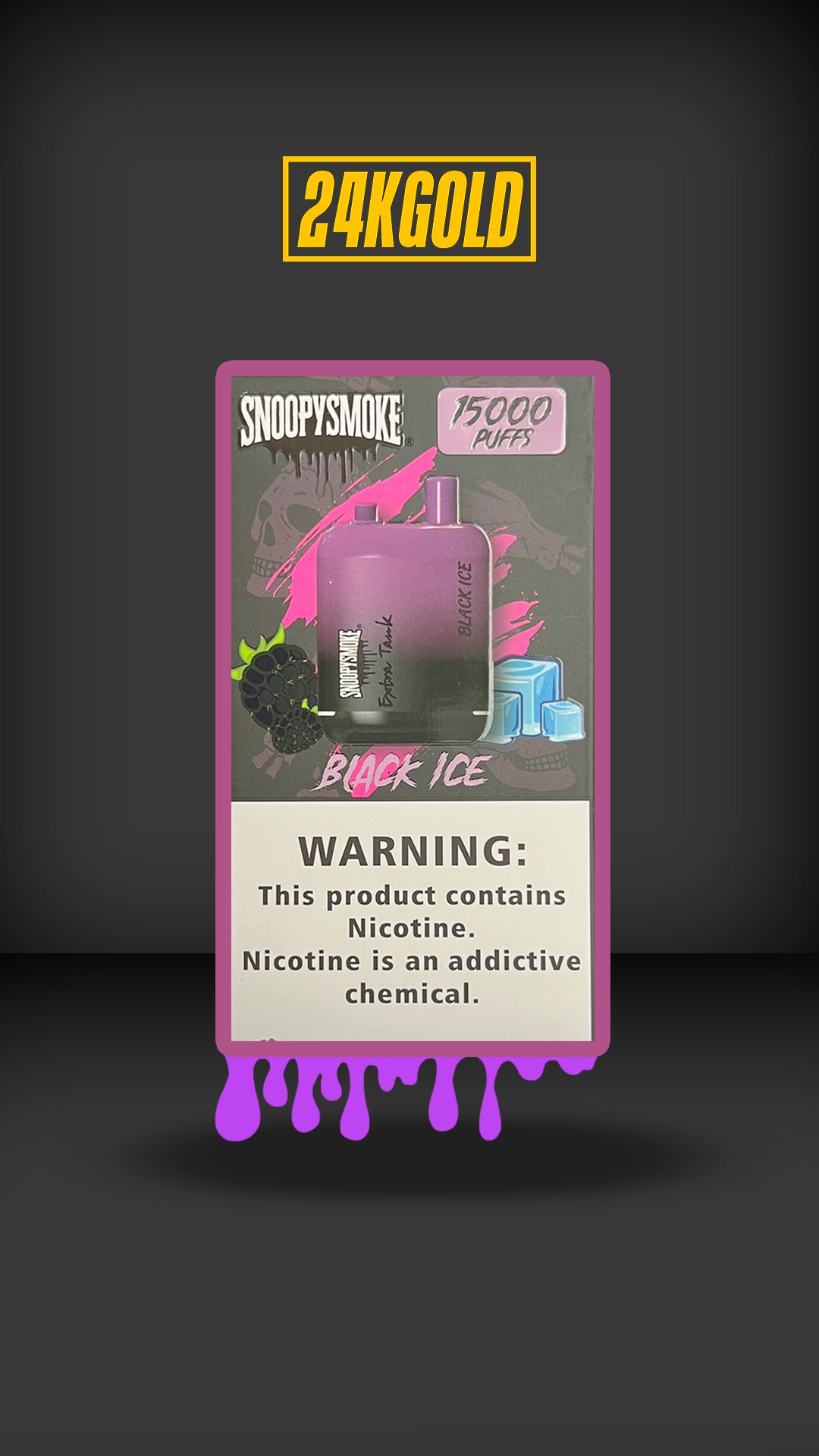 SNOOPYSMOKE Extra Tank - Nicotina - 15,000 Puffs